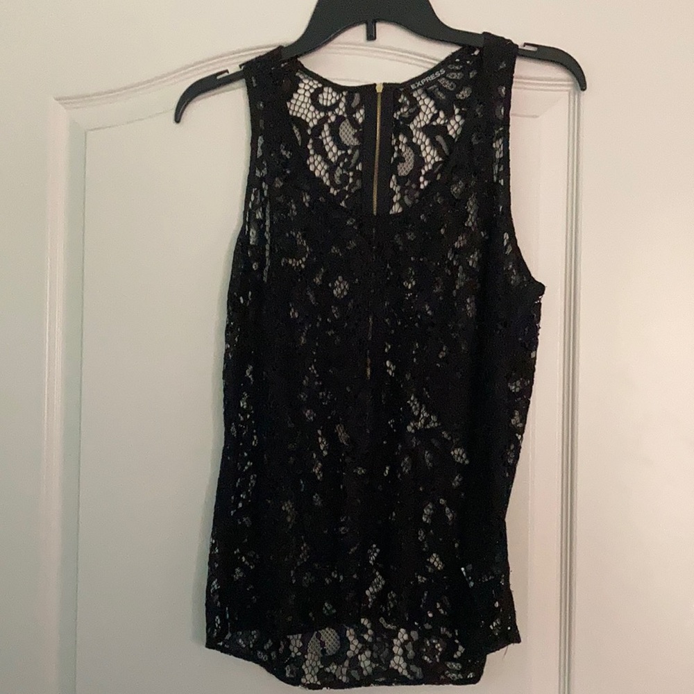 Express Lace sleeveless top